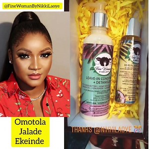 Yaay 😁💃 My dear sister, Award winning Top Nigerian Actress, @realomosexy (Omotola Jalade Ekeinde got the @finewomanbynikkilaoye Box Set. Much luv to you sis.. Thanks so much for your love and support always 😁🤗 #YouRock _____ ORDER YOURS TODAY VIA WHATSAPP: 08187126593 Grow your Hair and Edges with @FineWomanByNikkiLaoye Herbal Growth Oil & Leave-in Conditioner Detangler _____ @FineWomanByNikkiLaoye HomeMade Hair formula was created from our family herbal recipes of over 15 herbs & oils and m