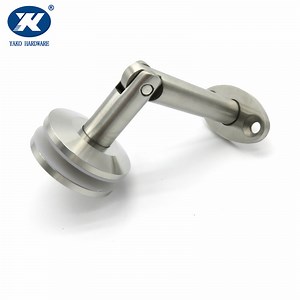 [Hot Item] Stainless Steel Adjustable Support Clamp Glass Awning Canopy Stair Balcony Handrail Post Bracket Connector