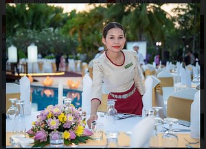 Private Poolside Dinner for CPTL Group | Angkor Palace Resort & Spa