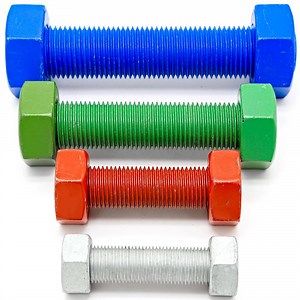 [Hot Item] High Quality Ceramic Coated Xylan Xyalr Stud Bolt B7 L7 L43 Alloy Steel PTFE DIN976