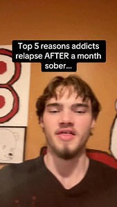 Top 5 reasons addicts relapse AFTER a month sober…. #addiction #addictionrecovery #addictionawareness #sobrietyjourney | Ztspeaks