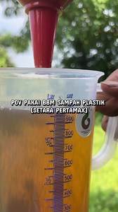 In this economy kalo kami lebih milih pakai BBM Sampah Plastik buatan Get Plastic #fyp #bbm #pertamax