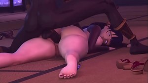 Shougun raiden desea un gangbang