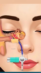 7.9K views | Pipe insertion Nose Girl satisfied In Care | Treatment animation ASMR #nose #treat #animation #asmr #reelsfacebook Tunnig ASMR | Tunnig ASMR | Facebook