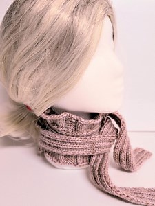 NEW! Hand Knitted Ruffle Neck Warmer | Lavender Knit Neck Scarf | Feminine Winter Collar | Soft Neck Wrap | Sophie Vintage, Beige - Etsy Canada