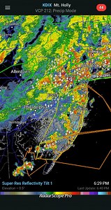 A real hard hit for the I-195/I-78/I-80 region of NJ right now. Getting reports of wind damage in Hopatcong area. Storms now into SENJ and training to the coast along the OFB/SBF collision area. KABANG! | Weather NJ