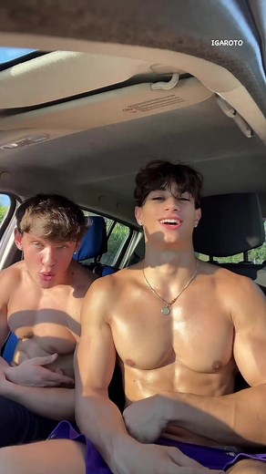 Attractive Male Fitness Models Singing