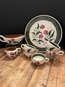 Vintage Stangl Pottery: Pink Thistle Pattern, Mid-century China - Etsy