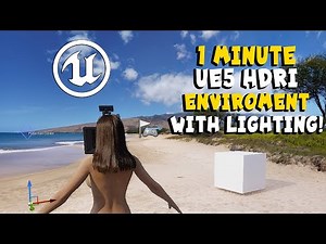 HDRI Backdrop with Lighting in UE5 Fast Enviroments in Unreal Engine