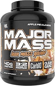 VMI Sports | Major Mass Lean Mass Gainer | Mass Gainer Protein Powder for Muscle Gain | Weight Gainer Protein Powder for Men | Weight Gainer for Women (Apple Pie A La Mode)