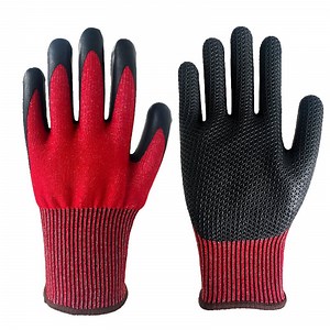 [Hot Item] Latex Textured Surface Treatment Cut Resistant Safety Gloves