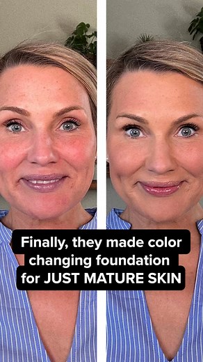 "I thought color-matching foundations were a scam… then I tried this." PrimeSkin Color-Changing Foundation starts off white and melts into your exact tone in seconds. No blending two shades. No weird orange tint. ✨ Evens redness and dark spots ✨ Smooths fine lines without caking ✨ Feels like skincare — thanks to jojoba, niacinamide & squalane It’s the first base that made my 50 skin look fresh and feel hydrated all day. I won’t go back. | Mature Beauty Reviews