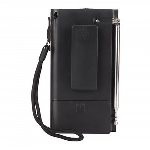 Radio Portable Radio Am Fm Portable, Radio De Poche À Piles, Clip Arrière, Haut-Parleur Intégré, Avec Video Autoradio