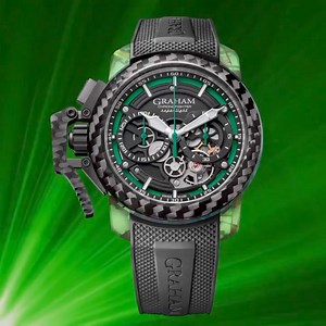 A clean chronograph reminiscent of strength and simplicity. The @graham1695 Chronofighter Superlight Carbon Green. Available at @hanifjewellers..For watches price and other queries, kindly WhatsApp us on: 923070222666..@hanifwatches#HanifJewellers #HanifWatches #Chronofighter #grahamwatches #graham #love #passion #yellow #Jewellersofthenation | FHM Pakistan