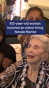 7.2K views · 292 reactions | A 103-year-old woman was honored in Chevy Chase Saturday as the oldest living female Marine in the United States. | NBC Washington | Facebook