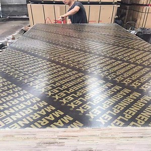 [Hot Item] 16mm 18mm Finger Joint Core Black Film Faced Concrete Formwork Plywood for Construction