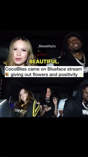 CocoBliss not scared to show Support 💙✨ .. #blueface #fyp #cocobliss