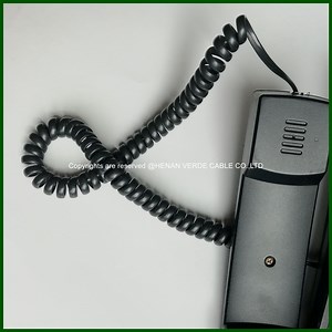 [Hot Item] 2 Core 0.25mm 0.5mm Retractable Spiral Coiled PVC Telephone Cable