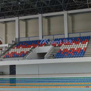 [Hot Item] Simple and Easy to Install Seats Indoor Swimming Bleacher Seating