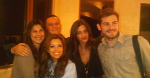 Eva Longoria cena junto a ídolos españoles