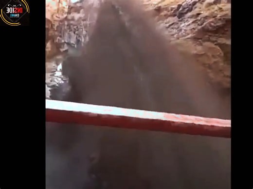 Purging accumulated hydraulic sediments in Hydroelectric dam | Inside Chanel