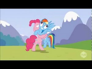 Pinkie Pie - (squeezes Rainbow Dash)