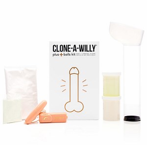 Penis Plus Balls DIY Dildo Kit Glow in the Dark