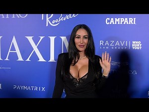 Jenna Ben-Ami 2025 MAXIM New Year's Eve "Winter Wonderland" Party Blue Carpet 4K