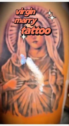 ✨ Virgin Mary Tattoo | Symbol of Faith, Protection & Devotion✨✨ #tattoo #tattooartist