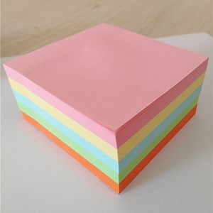 [Hot Item] Fluorescent Memo Sticky Note Pad Stationery High Quality Custom Shape Notepads to Do List Paper