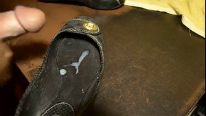 Massive Cum load on Coach Flat Shoes