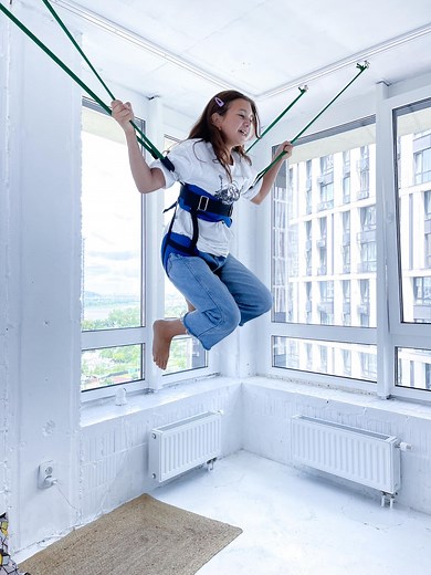 Kids Indoor Bungee Jumper: Home Playground Set, Fitness Toy - Etsy