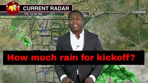 4.8K views · 75 reactions | Here's the LATEST weather forecast for Georgia-South Carolina game | Georgia Bulldogs | Facebook