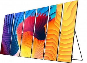[Hot Item] P2 P2.5 P3 P4 Floor Standing LED Poster Full Color Outdoor Commercial Advertising LED Display Poster