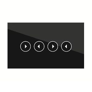 [Hot Item] Customized Tempered Wall Touch Light Switch Glass Panel