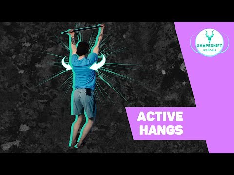 ACTIVE HANG EXERCISE PROGRESSION | Overhead Shoulder Mobility & Strength