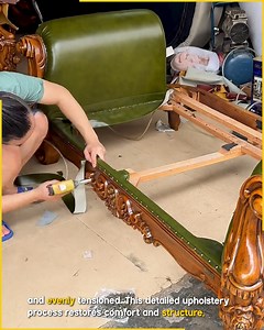 28K views · 106 reactions | Leather Sofa Restoration Work. #upholstery #furniturerestoration #handcrafted #workshopprocess | Fun club | Facebook