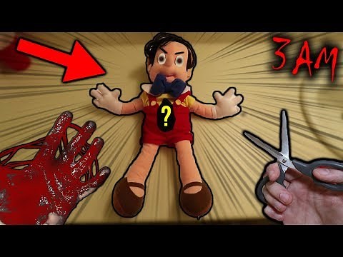 CUTTING OPEN HAUNTED DOLL AFTER ONE MAN HIDE AND SEEK AT 3 AM!! (WON'T BELIEVE WHAT WE FOUND!)