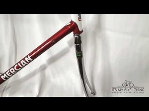 Mercian Bike Frame & Fork, Reynolds 531, King of Mercia, 55cm, Ruby Red Steel