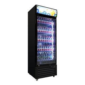 [Hot Item] Single Door Cold Drink Show Refrigerator Fan Cooling System Display Fridge