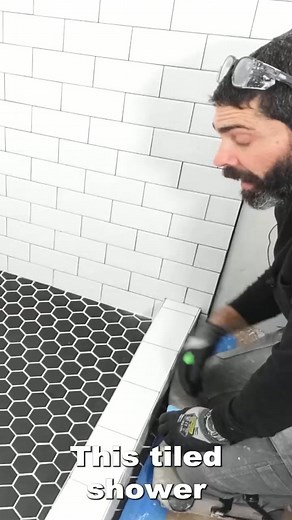 Tile Shower Floor Tips - #shorts | Minglee