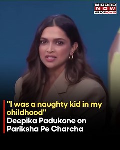 #Watch: In the second episode of #ParikshaPeCharcha2025, Bollywood actress Deepika Padukone spoke on mental health and exam warriors. Speaking about her own childhood, Deepika said, ""I was a naughty kid in my childhood. My parents still say, 'You’ll never find Deepika on the ground level.' I was always jumping on the chairs, sofas, and bed, playing outdoor sports." #DeepikaPadukone #ParikshaPeCharcha #MentalHealth | Mirror Now
