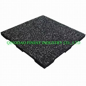 [Hot Item] Odorless Durable Seamless Appearance 100% Recycled Rubber Floor
