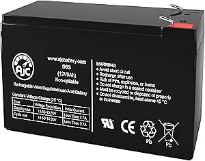 AJC Battery Compatible with Aqua-Vu Underwater Camera 12V 9Ah Fish Finder Battery