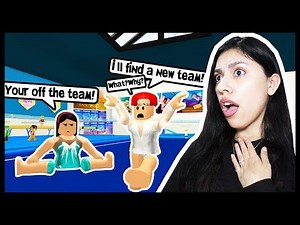 I KICKED MY BOY FRIEND OFF THE TEAM! - Roblox Roleplay - Gymnastics Superstar