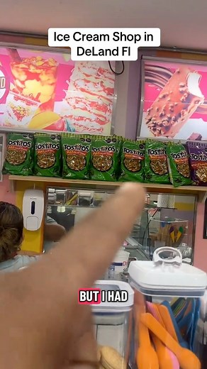 38K views · 418 reactions | Cool Ice cream shop in DeLand Florida. Came for Ice cream and my fat back ended being tested. I failed miserably  Didn’t know I needed this in my life #foodie #deland #delandfl #icecream #nachos #aguasfrescas #thehughleys #review | The Hughley’s | Facebook