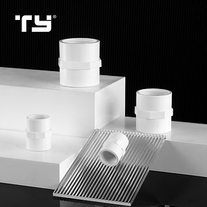 [Hot Item] Adaptador de acoplamiento de plástico de alta calidad, adaptador de brida macho, adaptador de brida de PVC con rosca hembra para suministro de agua