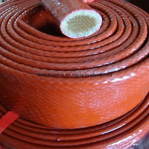 [Hot Item] Flexible PTFE Hose with Stainless Braided Reinforcement Protector Insulator Blanket Jacket Fire Guard Silicone Coated Fiberglass High Temperature Cable Sleeving
