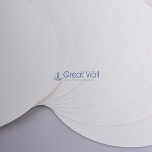 [Hot Item] Industrial Filter Paper Manufacturers Disc Type Paper Filter with Center Hole