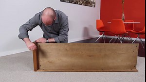 Kanto MESA 46 AV Component Stand With TV Mount For 37 to 80-inch Displays, Tempered Glass Shelves, Walnut